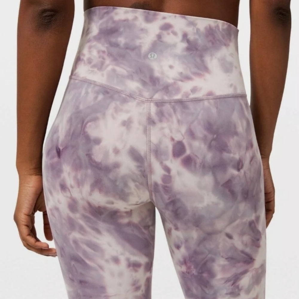 BNWT* LULULEMON ALIGN DIAMOND DYE PINK BLISS GRAPHITE PUPRLE. SOLD OUT 💜